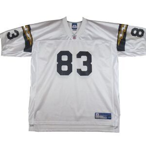 San Diego Chargers Vincent Jackson #83 Reebok NFL Football Jersey Mens 2XL White